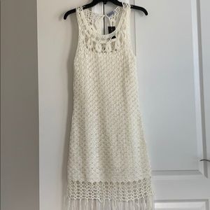 Boho Crochet Ivory dress